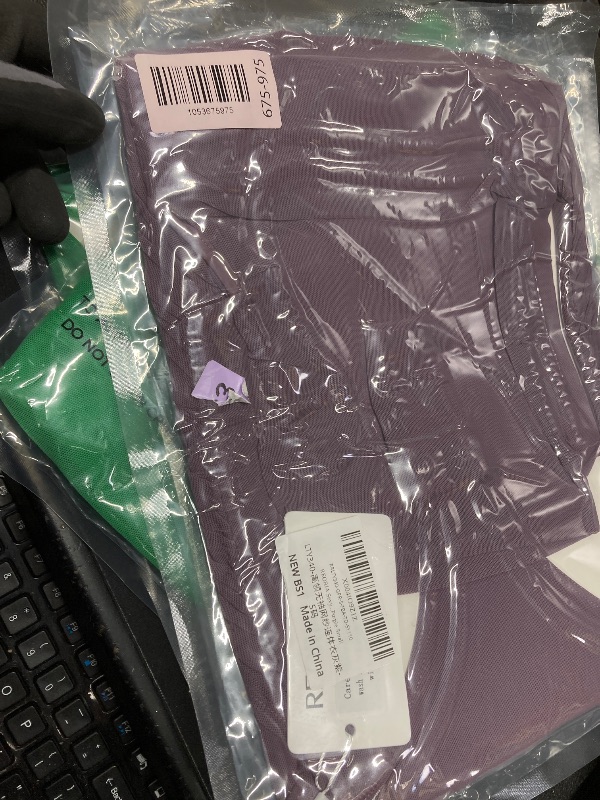 Photo 1 of *2 pack* REORIA Sexy Bodysuits for Women Sheer Mesh Mock Neck Sleeveless Top Slim Fit Shirts Ruched Trendy Going Out Tops Cute Body Suit 2025 Outfits Purple Small