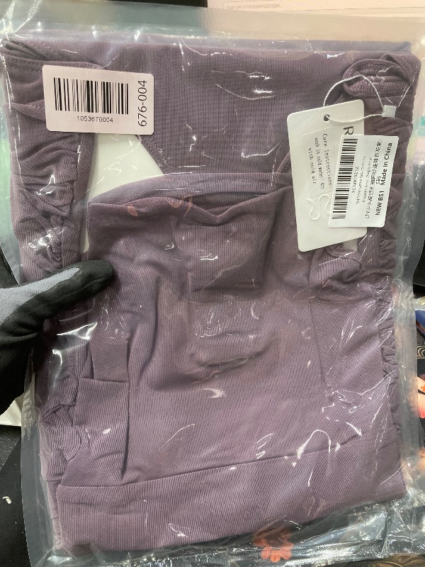 Photo 1 of *2 pack* REORIA Sexy Bodysuits for Women Sheer Mesh Mock Neck Sleeveless Top Slim Fit Shirts Ruched Trendy Going Out Tops Cute Body Suit 2025 Outfits Purple Small