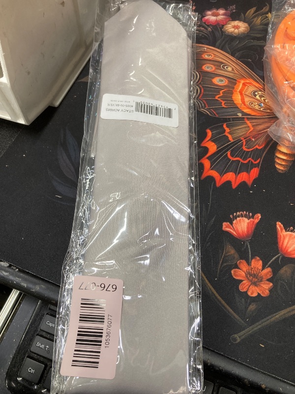 Photo 1 of *2 pack* Stacy Adams Men's Satin Solid Tie Set, Silver, One Size