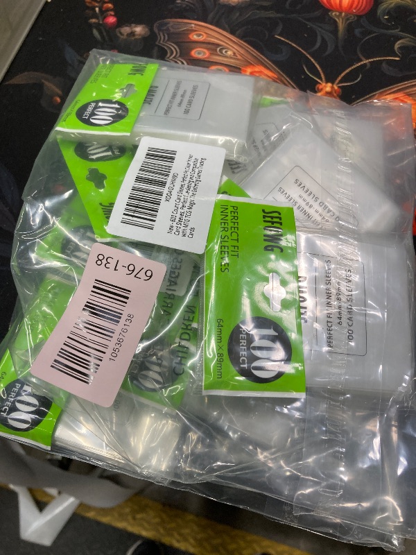 Photo 1 of *2 pack* 600 Pack Card Sleeves, Perfect Fit Inner Sleeves Ideal for Double-Sleeving, Crystal Clear Trading Card Sleeve for MTG, PKM, TCG, Compatible with Matte MTG Card Sleeve