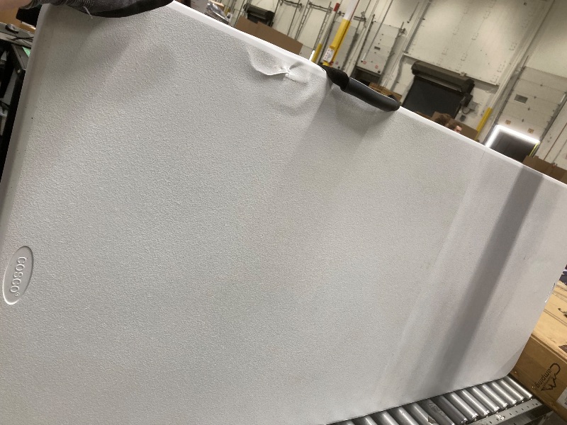 Photo 1 of *Dented/Damaged* Plastic Folding Table, White