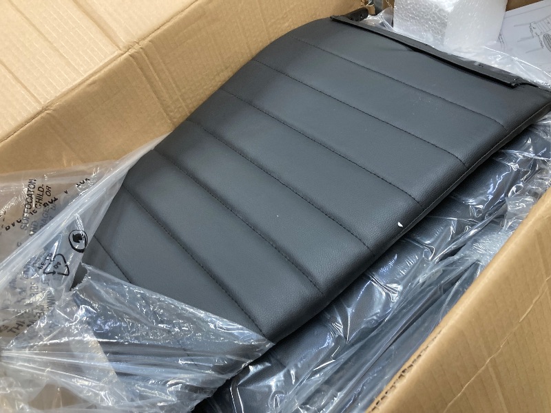 Photo 1 of *Box 2/2?* Black Leather Kitchen Chair set