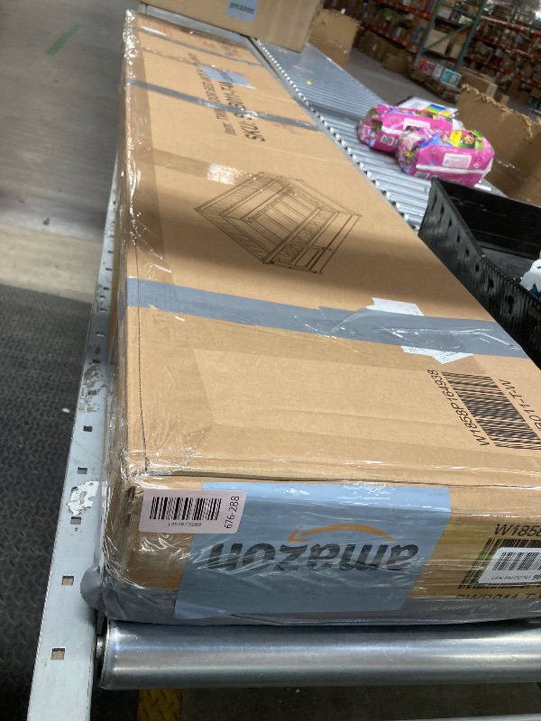 Photo 1 of *Pieces cracked/chipped* Twin Floor Bed, White