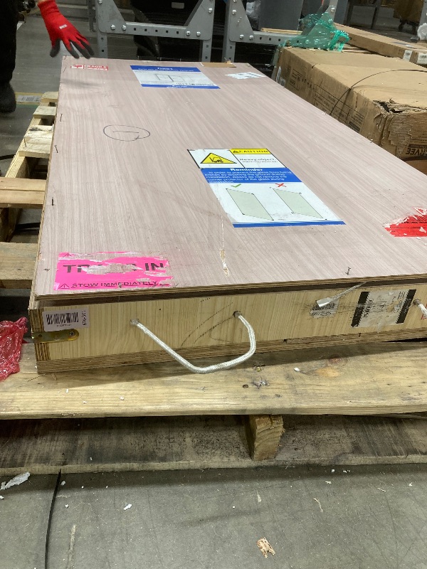 Photo 1 of *HEAVY* Double Sliding Door Tempered Glass 3/8 clear, Full Set, Sliding Door