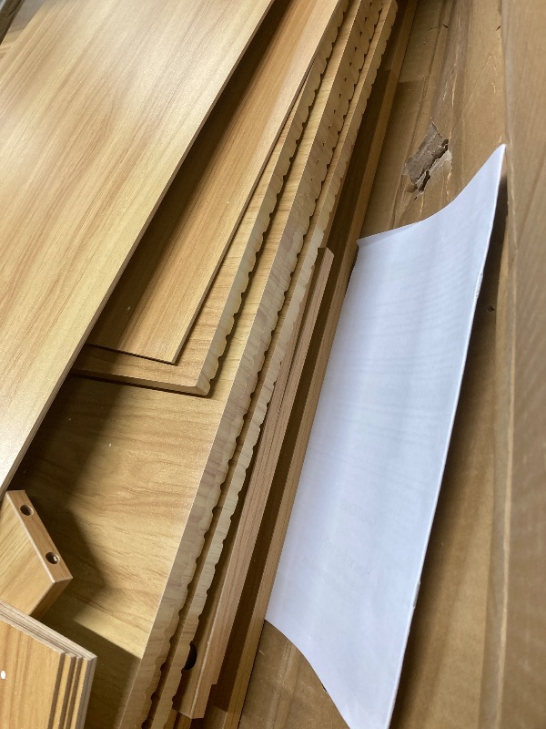 Photo 1 of *HEAVY* Jocoevol Oak 6 Drawer Dresser for Bedroom, Modern Fluted Dresser, Bedroom Dressers with Drawers, Large Double Wooden Chest of Drawers for Living Room, Hallway