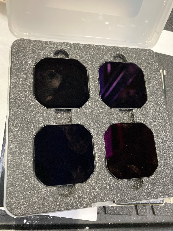 Photo 1 of **a little dirty**K&F Concept ND Filter Kit Compatible with Insta360 Ace Pro 2, 4Pack ND8 ND16 ND32 ND64 Neutral Density Filter, Light Reduction, Exposure Control HD Optical Glass Multi-Coated
