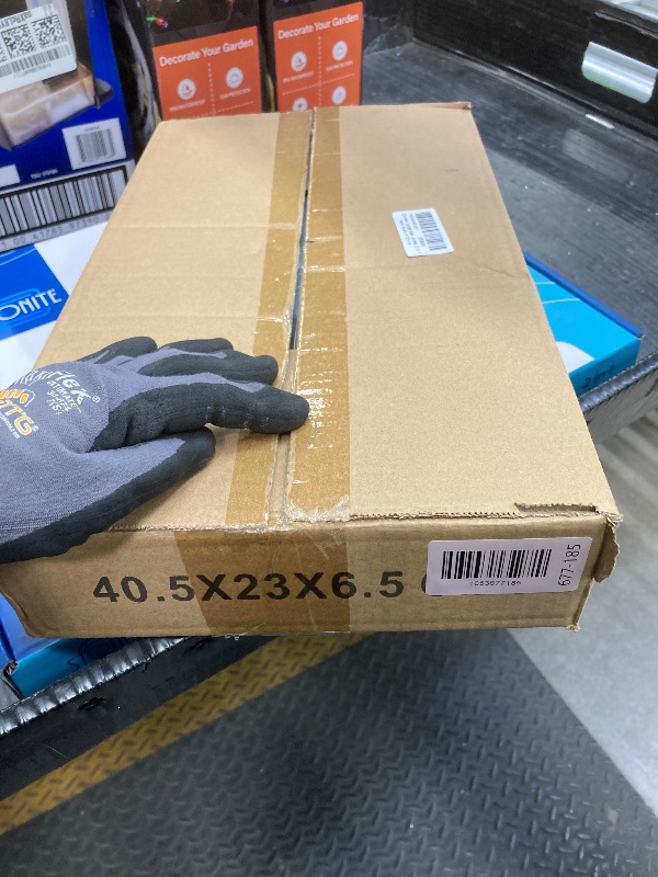 Photo 1 of 10 Inch Chicken Coop Poop Scoop, Metal Litter Shovel with 22–77" Adjustable Stainless-Steel Handle, Screw-Connected Design, Wide Sifting Scoop for Sand and Fine Shavings, Poultry Coop Cleaning Tool