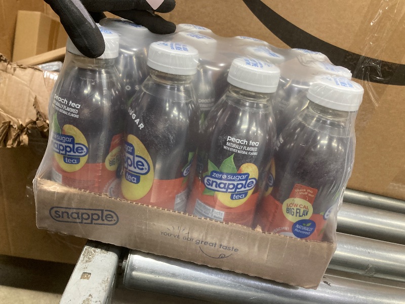 Photo 1 of *BBD Dec 25, 2026* Snapple Zero Sugar Peach 
