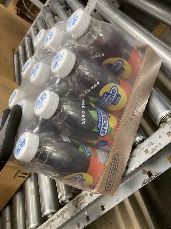 Photo 1 of *BBD Dec 25, 2026* Snapple Zero Sugar Peach Tea, 12 pack