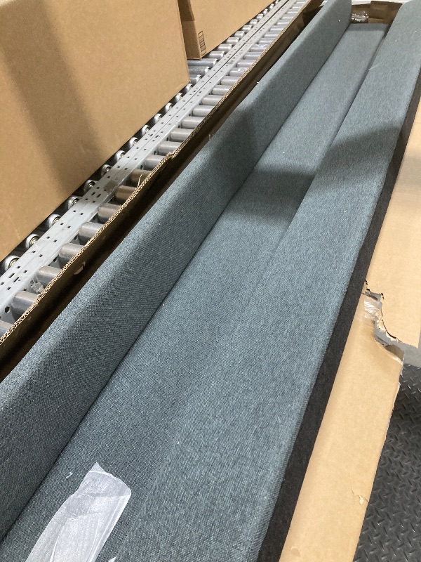 Photo 1 of *Pieces have minor damage* *Missing Hardware?* FAVSH Bed with trundle, Dark Gray