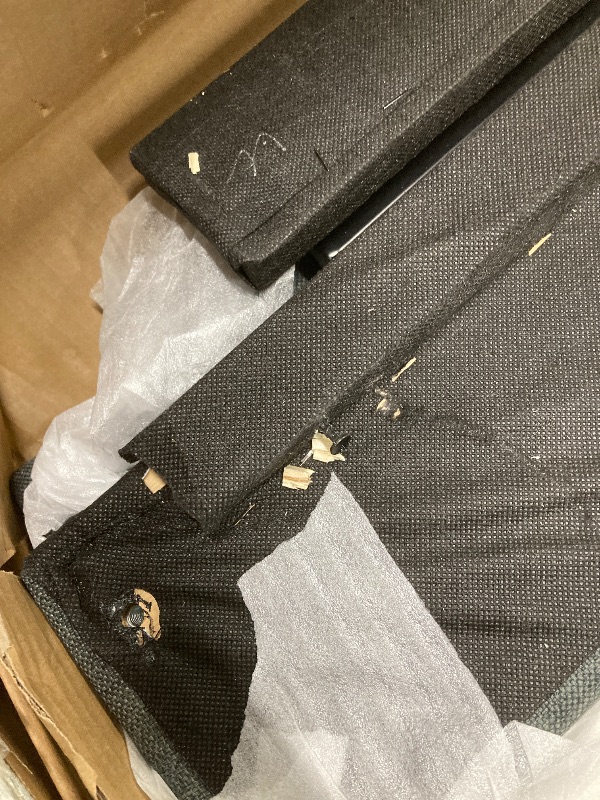 Photo 1 of *Pieces have minor damage* *Missing Hardware?* FAVSH Bed with trundle, Dark Gray