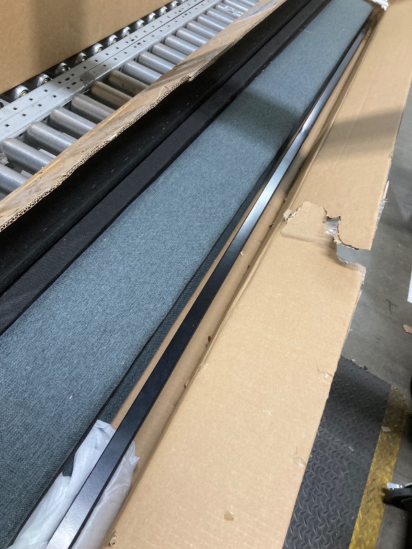 Photo 1 of *Pieces have minor damage* *Missing Hardware?* FAVSH Bed with trundle, Dark Gray