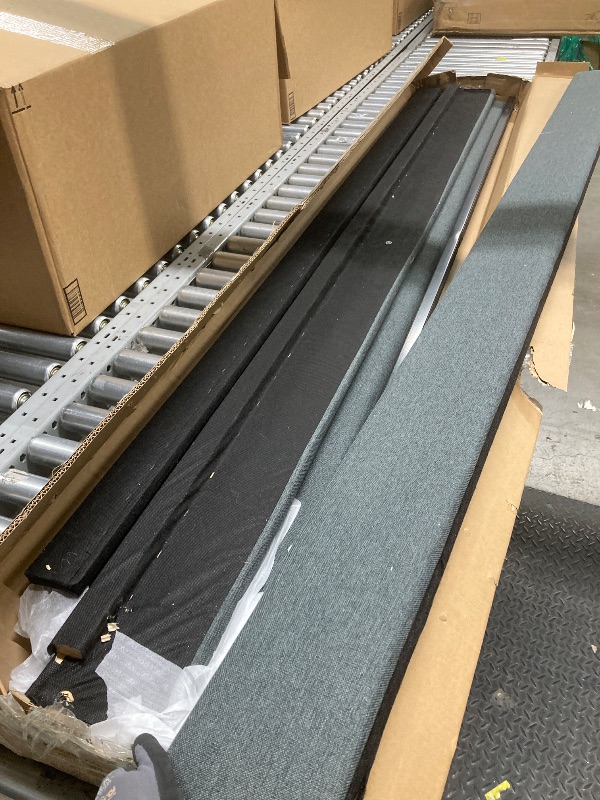 Photo 1 of *Pieces have minor damage* *Missing Hardware?* FAVSH Bed with trundle, Dark Gray