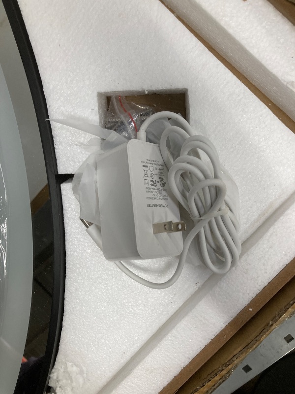 Photo 1 of *LIGHT FUNCTION DOESN'T WORK/Still works as a Mirror* FENNIO Full Length Mirror with Lights, 80" x 36" LED Full Body Mirror, Free Standing Lighted Floor Mirror, Wall Mounted Hanging Mirror for Bedroom, Salon, Dimmable, 3 Color Lighting [Tempered Glass]