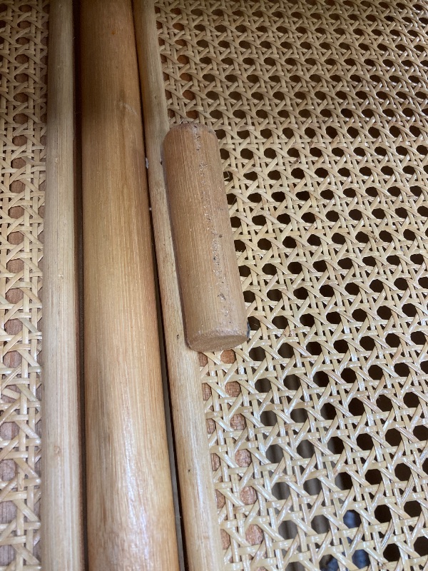 View 3 of *Small scratches* Bali & pari Curacao Modern Bohemian Light Honey Rattan 2-Drawer Bookcase