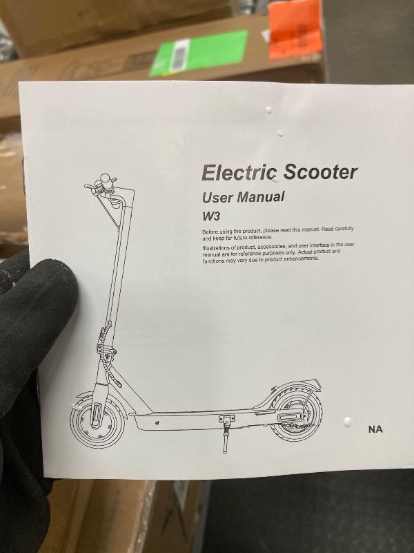 Photo 1 of *Needs to charge/Didn't turn on* Rolldustry R3 Electric Scooter for Adults with 350W Motor, Max 18 Mph Speed & 21 Miles Range, Black
