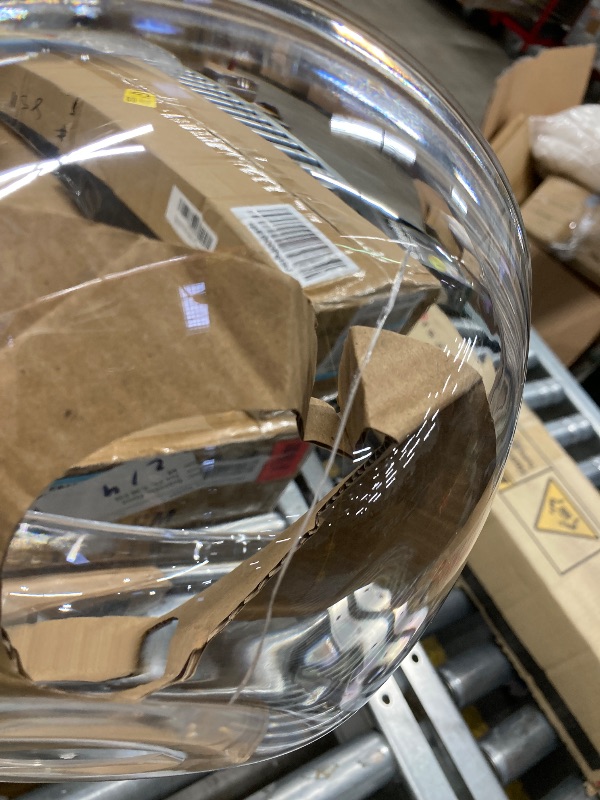 Photo 1 of **LARGE BOWL HAS CRACK-SEE PIC**Chip and Dip Acrylic Bowl Set (3L main bowl, 180ml dipping bowls)