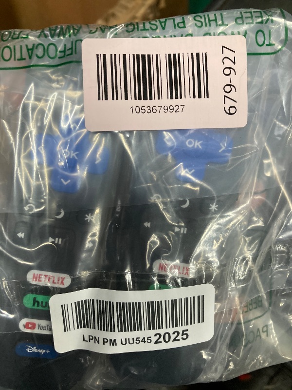 Photo 1 of (Pack of 2) Replacement Remote Control Only for Roku TV, Compatible for TCL Roku/Hisense Roku/Onn Roku/Sharp Roku/Element Roku/Westinghouse Roku/Philips Roku Smart TVs (Not for Roku Stick and Box)