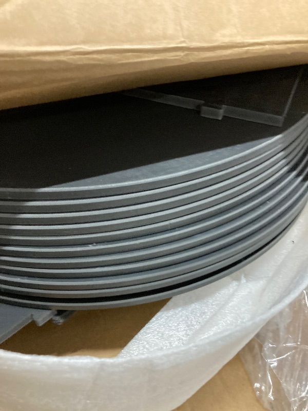 Photo 1 of ***Parts only****
SpaceAid 9 Tier Rotating Shoe Rack Tower, Spinning Shoe Display Lazy Susan, Revolving 360 Shoe Rack Storage Round Carousel, Vertical Handbag Rotate Shoes Closet Organization (9-Tier Black)