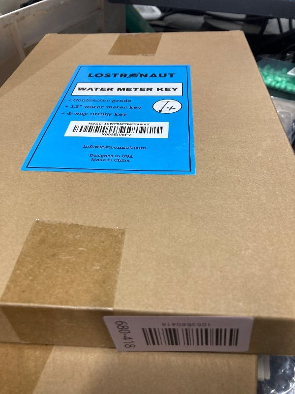 Photo 1 of ***MISSING PART - SELLING AS IS*** LOSTRONAUT 12" Water Meter Key - Professional Garden and Plumbing Tool for Opening and Closing Valves with Ease - with Reinforced Steel T-Handle
