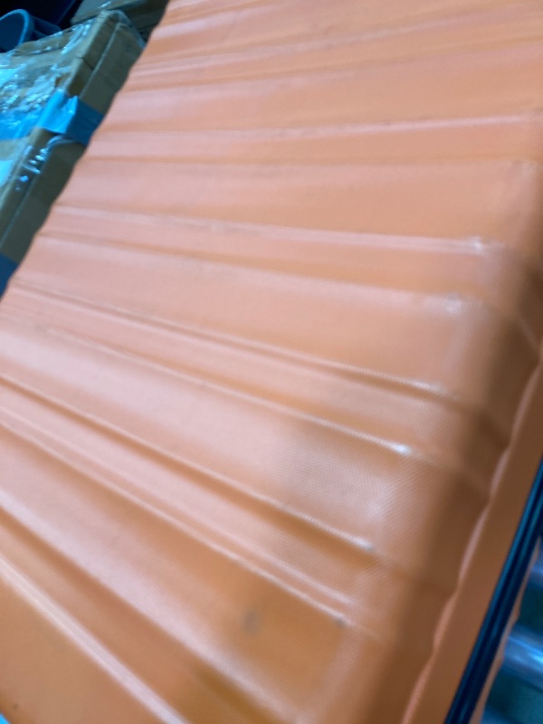 Photo 1 of ***Need to be clean***
Amazon Basics 30" Hardside Large Checked Luggage, Hardshell Suitcase With Wheels, Expandable For Up to 15% More Space, With Scratch-Resistant Surface, Four Multi-directional Wheels, Orange