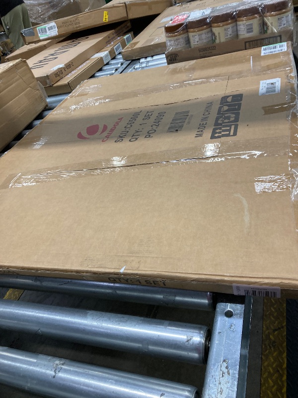 Photo 1 of ***The model may vary 
Calidola Flat Fireplace Screen with Doors, Wrought Iron Frame with Metal Mesh, Flat Panel Decorative Fireplace Screen with Scroll Design, Free Standing Spark Guard