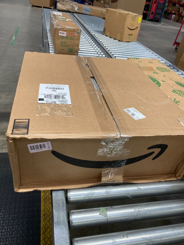 Photo 1 of ***(MISSING PART -SELLING AS IS )***Dream On Me Karley Bassinet, Award Winner Lightweight Travel Baby Bassinet, Foldable Bedside Sleeper, Adjustable Double Canopy, Spacious Design, Soft Fabric – Blue and Grey  ***(MISSING PART -SELLING AS IS )***