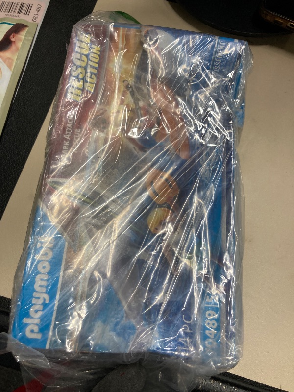 Photo 1 of **NEW WITH DAMAGED PACKAGE***Playmobil Shark Attack and Rescue Boat