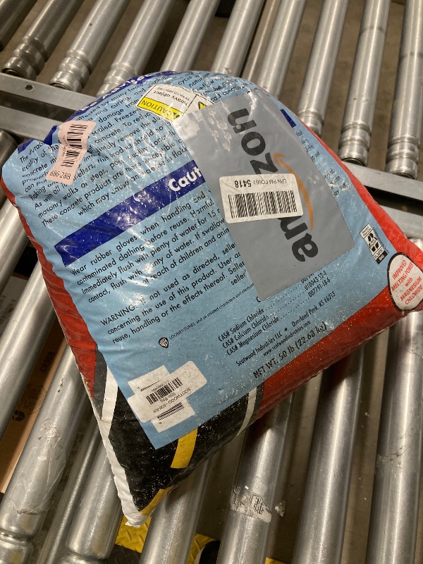 Photo 1 of ***MISSING -SELLING AS IS USED*** Scotwood Industries Road Runner Ice Melt; less than 50lb. Bag ***SPILLAGE**BAG RIPPED/TORN