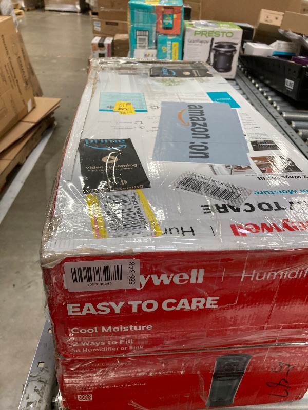 Photo 1 of ***(PARTS ONLY -SELLING AS IS )*** Honeywell Top Fill Tower Humidifier, Digital Humidistat, Black – Cool Mist Humidifiers for Bedroom, Home or Office with Space-Saving Tower Design