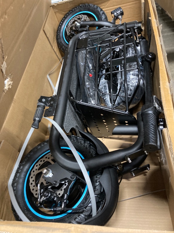 Photo 1 of ***Selling as Parts Only***Gyroor Adults Electric Scooter with Large Middle Basket, 550W Motor 18.6 MPH 20 Mile Distance, Foldable E-Scooter with seat for Pets & Cargo, C1S-FP9