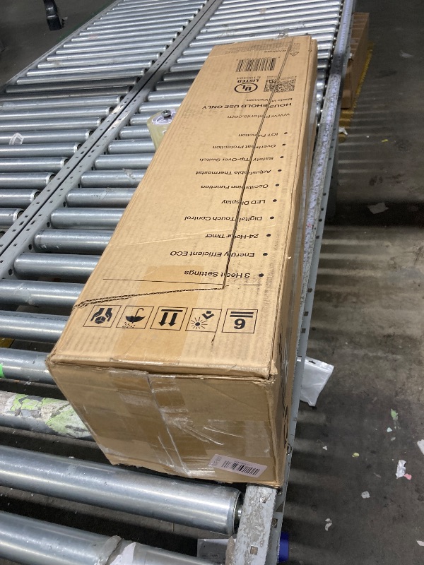 Photo 1 of /*****/IT IS USED, IT IS UNKNOWN IF ANY PARTS ARE MISSING, AND IT IS UNKNOWN IF IT WORKS 100%.///PELONIS Space Heater Large Room, 30" Smart Electric Heaters with Thermostat, App & Voice Remote, 4 Heat Settings, ECO Mode, 24H Timer, Oscillating Tower Heate