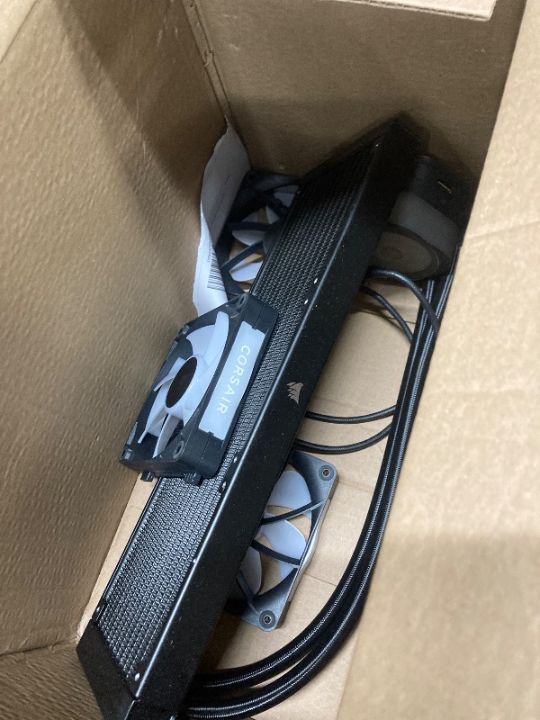 Photo 1 of ***IT IS USED, IT IS UNKNOWN IF ANY PARTS ARE MISSING, AND IT IS UNKNOWN IF IT WORKS 100%.****CORSAIR Nautilus 360 RS ARGB Liquid CPU Cooler – 360mm AIO – Low-Noise – Direct Motherboard Connection – Daisy-Chain – Intel LGA 1851/1700, AMD AM5/AM4 – 3X RS12