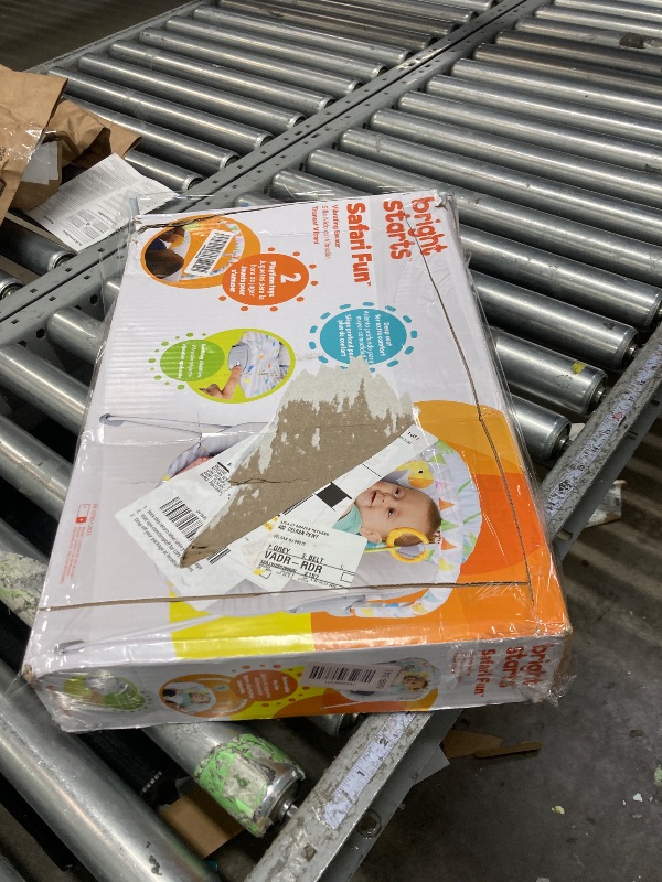 Photo 1 of ***It's used, it's unknown if any parts are missing, and it's unknown if it works 100%.****Bright Starts Baby Bouncer Soothing Vibrations Infant Seat - Removable -Toy Bar, Nonslip Feet, 0-6 Months Up to 20 lbs (Safari Fun)