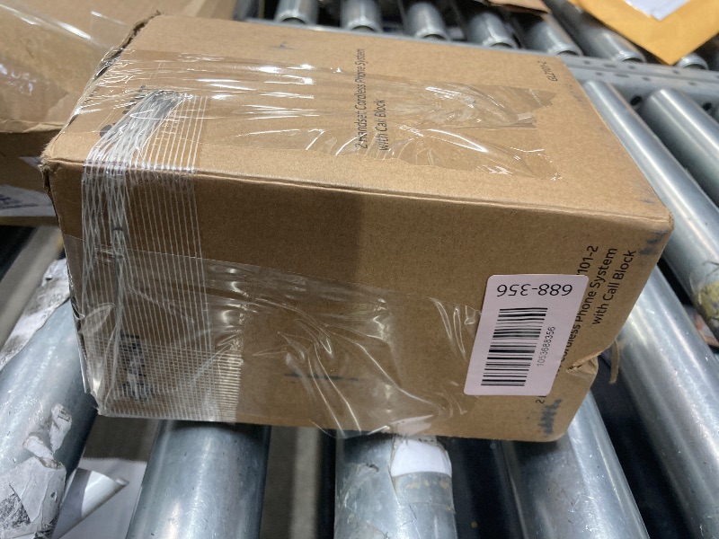 Photo 1 of ***It's used, it's unknown if any parts are missing, and it's unknown if it works 100%.***AT&T GL2101-2 DECT 6.0 2-Handset Cordless Home Phone with Call Block, Caller ID, Full-Duplex Handset Speakerphone, 2" White Backlit Display, Lighted Keypad (Graphite