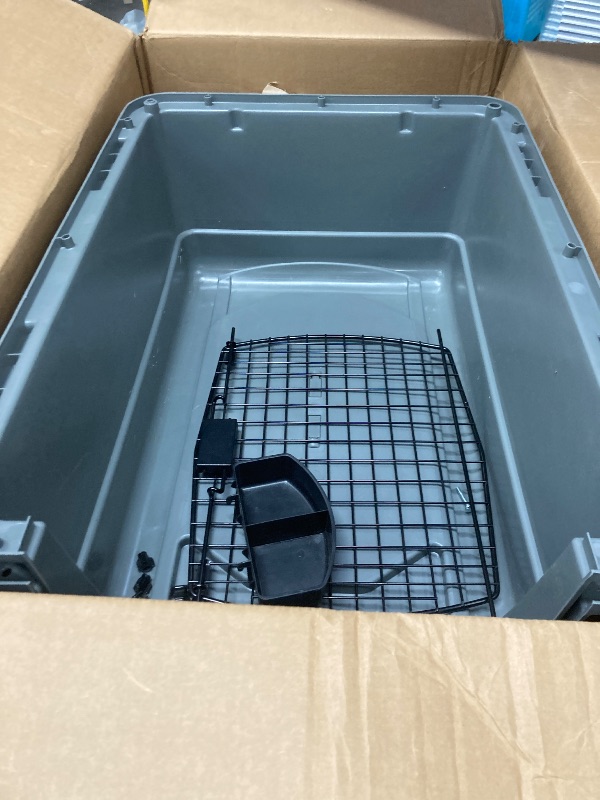 Photo 1 of **It's used, it's missing a part, and it's unknown if it works 100%.******Petmate Sky Kennel - For Air and Travel, Airline Compliant Dog Crate for Pets 50-70 lbs, Heavy Duty Dog Kennel, Made in the USA- 36 Inches