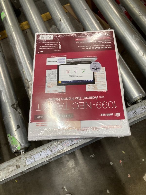 Photo 1 of Adams 2024 1099 NEC Tax Forms Kit for 30 Recipients, 4-Part 1099 Forms, 3 1096 Forms, Self Seal Envelopes, Access to Adams Tax Forms Helper (1009317)