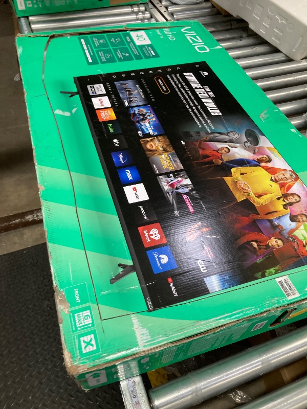 Photo 1 of **NOT RETURNABLE*NOT REFUNDABLE*PARTS ONLY*DOES NOT WORK***VIZIO 40-inch Full HD 1080p Smart TV with DTS Virtual: X, Alexa Compatibility, Google Cast Built-in, Bluetooth Headphone Capable, (VFD40M-08 New)**NOT RETURNABLE*NOT REFUNDABLE*PARTS ONLY*DOES NOT