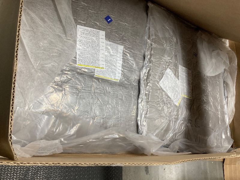 Photo 1 of **incomplete, missing parts
**VINGLI 110' U-Shaped Sectional Couch with Two Chaise, Affordable Small Sofa with 4 Seats, Chenille Fabric Comfy Couches for Living Room, Dark Grey