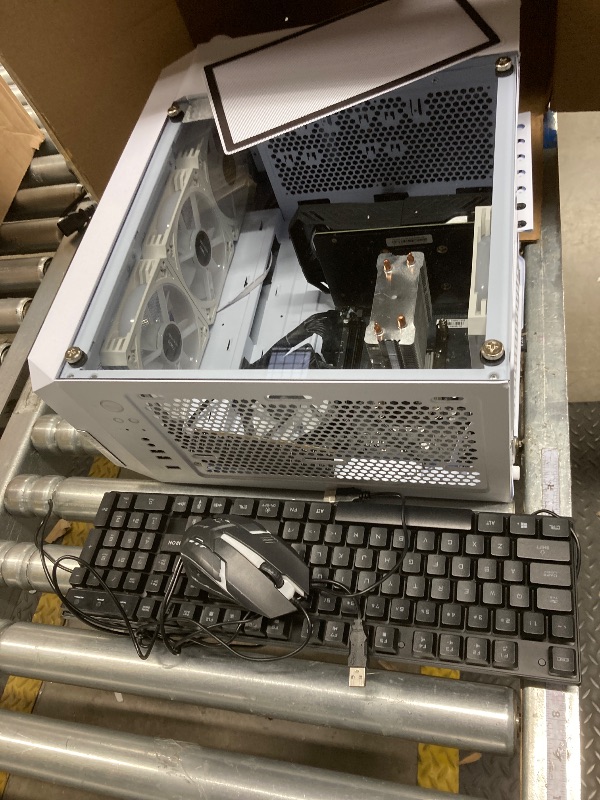 Photo 1 of **more pieces are missing**STGAubron Gaming PC Desktop Computer, Intel Core i7 up to 3.9GHz, Radeon RX 580 8G, 16G RAM, 512G SSD, WiFi 6, BT 5.0, RGB Fan x6, Windows 11 Home