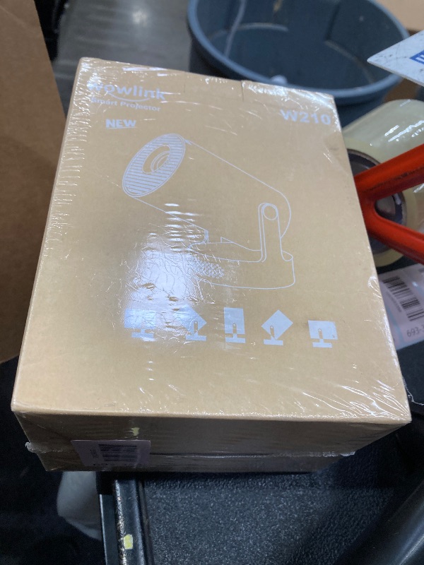 Photo 1 of [Built-in Apps & 2026 Upgraded] Mini Projector with WiFi 6 and Bluetooth 5.4 Support 4K 1080P Auto Keystone 180° Rotatable Projector Portable Compatibile with HDMI/TV Stick/Memory Stick/Laptop, White