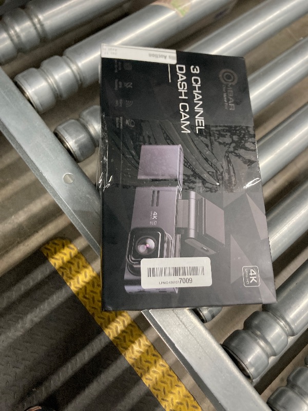 Photo 1 of ***Missing charger**OMBAR Dash Cam 5G WiFi GPS, 3 Channel Dash Cam Front and Rear Inside 2K+1080P+1080P, 3.18" LCD Screen, 64GB Card Included, Dual Dash Camera for Cars 4K/2K/1080P+1080 P IR Night Vision, WDR, G-Sensor