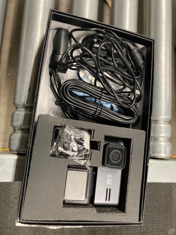 Photo 1 of ***Missing charger**OMBAR Dash Cam 5G WiFi GPS, 3 Channel Dash Cam Front and Rear Inside 2K+1080P+1080P, 3.18" LCD Screen, 64GB Card Included, Dual Dash Camera for Cars 4K/2K/1080P+1080 P IR Night Vision, WDR, G-Sensor