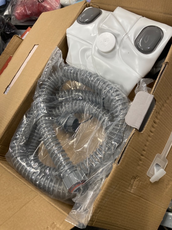 Photo 1 of ***MISSING REMOTE CONTROL & HEAD REST -SELLING AS IS *** Portable Spa Bubble Bath Massager, Full Body Waterproof Spa Mat for Bathtub, 6-Speed Bubbles, & Non-Slip Suction Cups for Home Relaxation