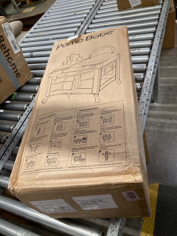 Photo 1 of ***SMALL SLICE IN THE CARRYING CASE ONLY**ITEM IS PERFECT***Pamo Babe 4-in-1 Baby Playard with Bassinet & Changing Table for ***SMALL SLICE IN THE CARRYING CASE ONLY**ITEM IS PERFECT**