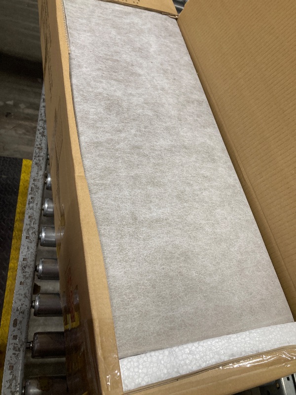 Photo 1 of **BOX 2 OF 2 ONLY/INCOMPLETE SET*** Soho Bed Frame with Upholstered Headboard Decorative Long Lasting Simple Assembly Beds  FULL/DOUBLE  TAUPE VELVET