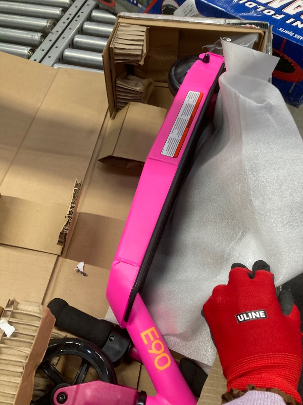 Photo 1 of **MISSING CHARGER WIRE***Razor Black Label E90 Electric Scooter for Kids Age 8 and Up, Power Core High-Torque Hub Motor, Up to 10 mph, All-Steel Frame