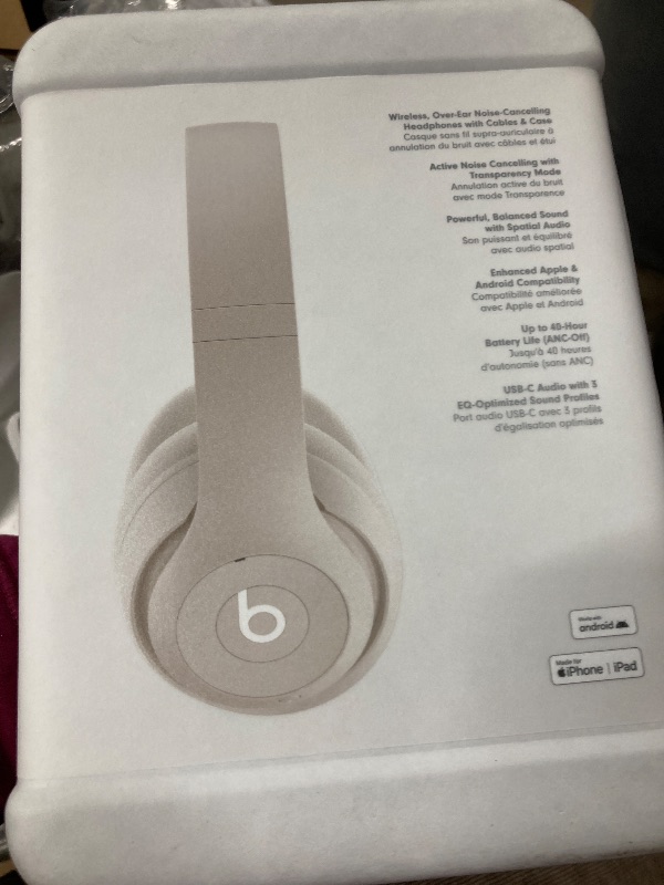 Photo 1 of +CLOSED  BY FACTORY+++Beats Studio Pro-Premium Wireless Over-Ear Headphones- Up to 40-Hour Battery Life, Active Noise Cancelling, USB-C Lossless Audio, Apple & Android Compatible- Sandstone