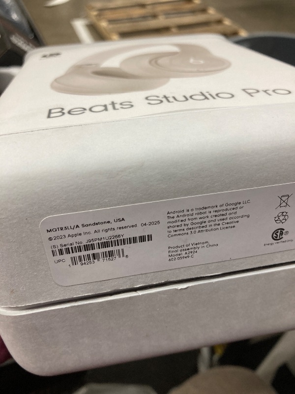 Photo 1 of +CLOSED  BY FACTORY+++Beats Studio Pro-Premium Wireless Over-Ear Headphones- Up to 40-Hour Battery Life, Active Noise Cancelling, USB-C Lossless Audio, Apple & Android Compatible- Sandstone