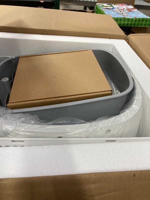 Photo 1 of ***Selling for Parts Only***Cumrige Self Cleaning Litter Box, Open Top Automatic Litter Box with App Control for Multiple Cats, Safety Sensors Protection, Large Waste Bin